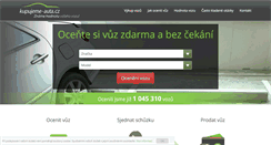 Desktop Screenshot of kupujeme-auta.cz